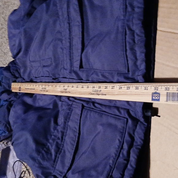 Eddie Bauer Men's Size Medium Blue Goose Down Hooded Jacket - Picture 6 of 7